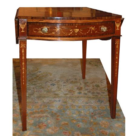 Appraisal: George III Style Inlaid Mahogany Pembroke Table Estimate -