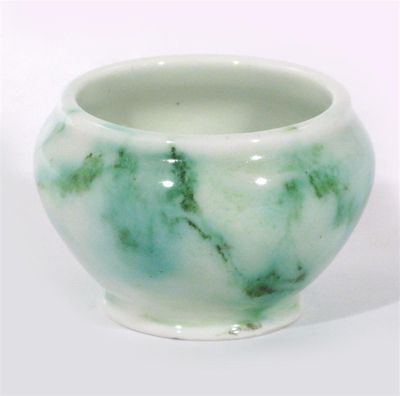 Appraisal: Chinese Jade' a Royal Doulton vase compressed form designed by