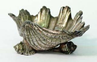 Appraisal: Small English Silver In the form of a giant clam