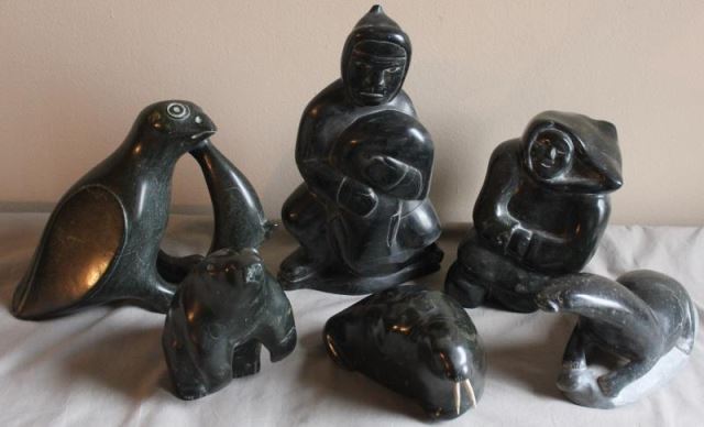 Appraisal: Piece Assorted Inuit Lot From a West th St NYC