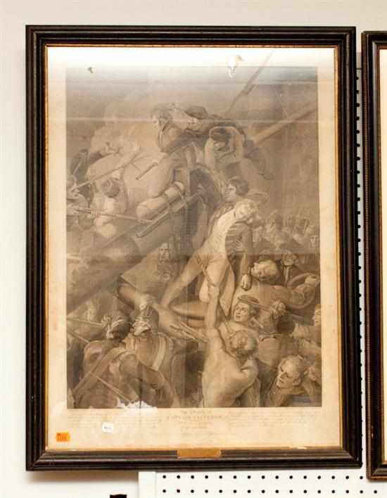 Appraisal: After Stothard Bromley engraver ''The Death of Captain Faulknor'' R