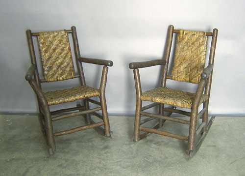 Appraisal: Pair of adirondack rockers