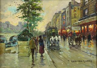 Appraisal: Painting Edouard Leon Cortes Edouard Leon Cortes French - Parisian