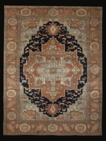 Appraisal: Persian Serapi Carpet ' x '