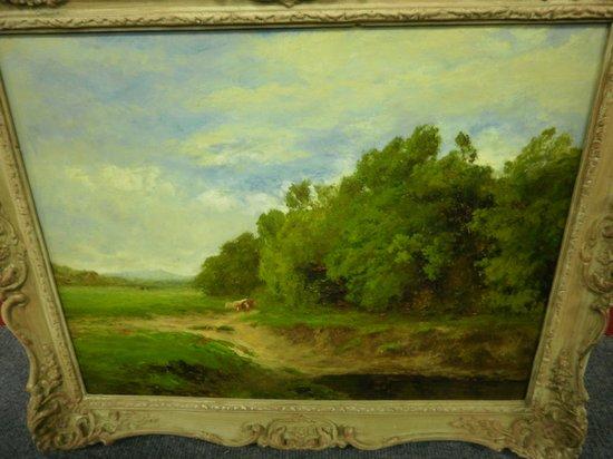 Appraisal: J Clayton Adams The Corner of the Meadow signed and