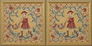 Appraisal: Pair of Flemish Style Tapestry Panels th c of Musicians