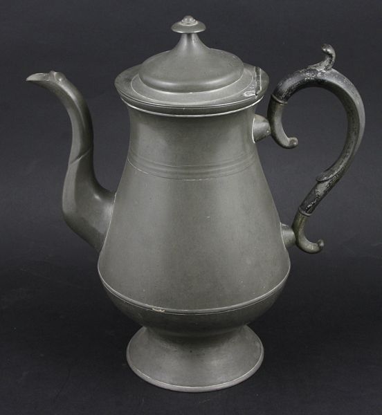 Appraisal: Signed Boardman pewter tea pot x -