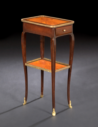 Appraisal: Transitional Louis XV Into Louis XVI-Style Occasional Table early th