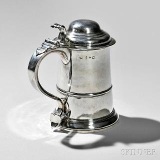 Appraisal: George II Sterling Silver Tankard London - Thomas Whipham maker