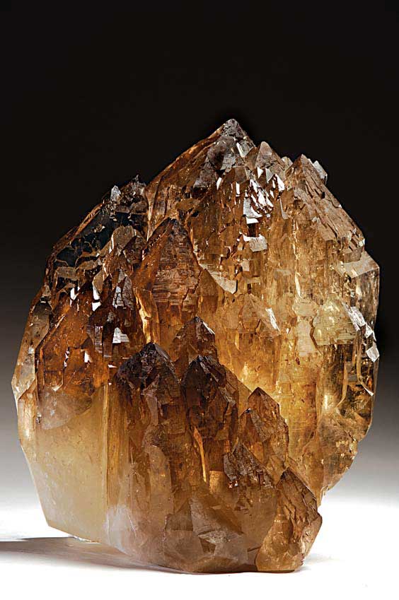 Appraisal: MAJESTIC SMOKY QUARTZ CLUSTER Governador Valadares Minas Gerais Brazil Nicknamed