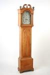 Appraisal: TALL CASE CLOCK - Circa pine cased tall clock with