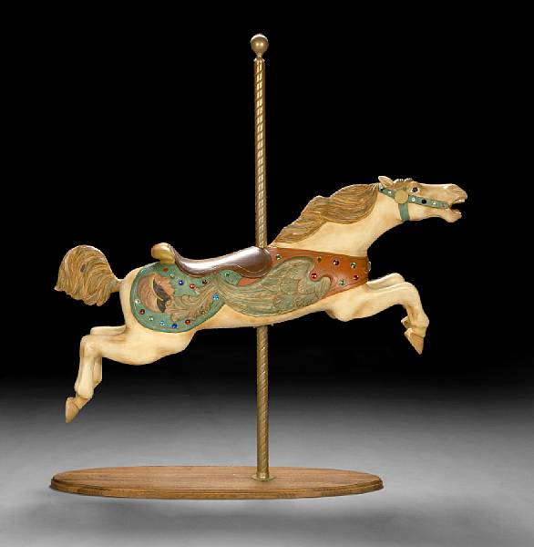 Appraisal: A carousel horse maker probably C W Parker early th