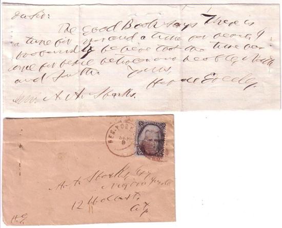 Appraisal: GREELEY HORACE Clipped portion of an Autograph Letter Signed to