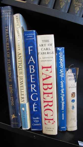 Appraisal: SMALL GROUP OF JEWELERY REFERENCE BOOKS INCLUDING FABERAGE PRECIOUS STONES