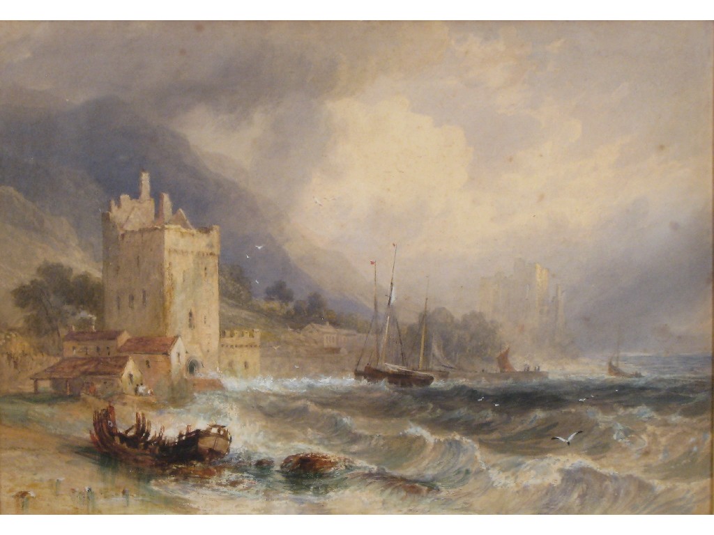 Appraisal: Attributed to CHARLES BENTLEY - On a Coast in a