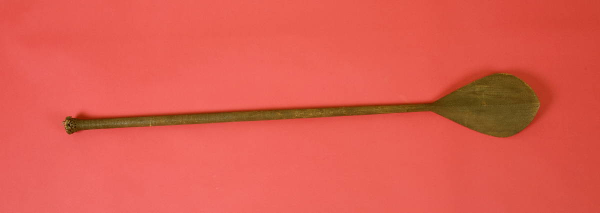 Appraisal: AUSTRAL ISLANDS CEREMONIAL PADDLE MID-NINETEENTH CENTURY OR EARLIER Carved with