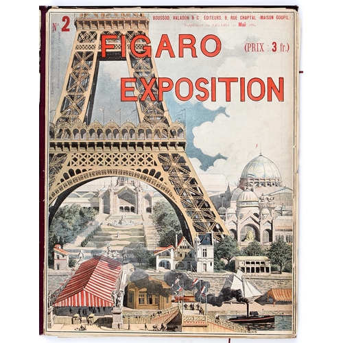 Appraisal: Journal Figaro Exposition Supplement Parts - in one vol illustrated