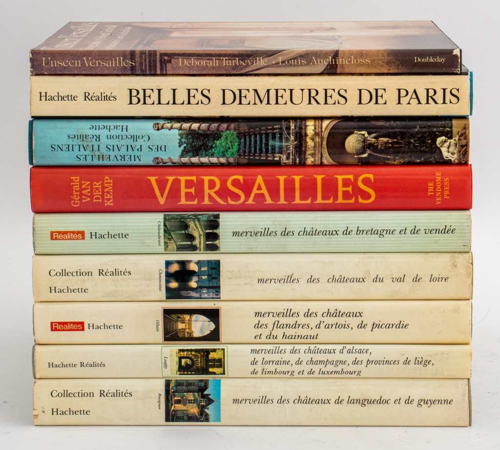 Appraisal: BOOKS ON CONTINENTAL CASTLES GROUP OF Group of eight books