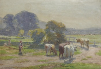 Appraisal: Arthur Winter-Shaw British - The Pastures or To The Pasture