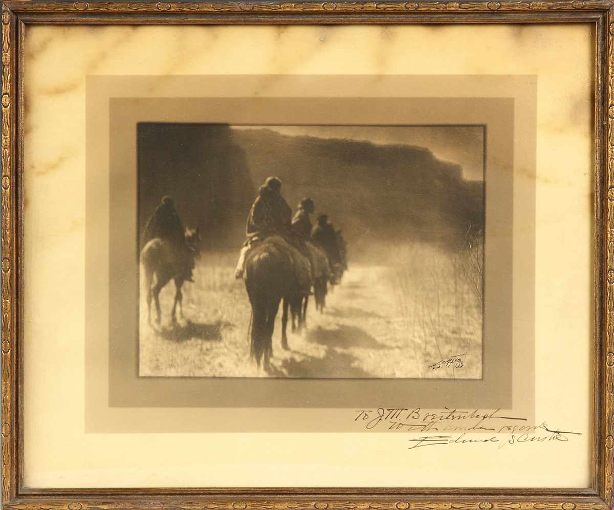 Appraisal: Vintage Edward S Curtis American - Photo ''The Vanishing Race''