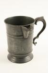 Appraisal: PEWTER FLAGON MEASURE - English Flagon dated and inscribed 'Northumberland