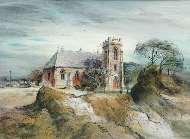 Appraisal: Kenneth Jack - Church at Merriwa New South Wales watercolour