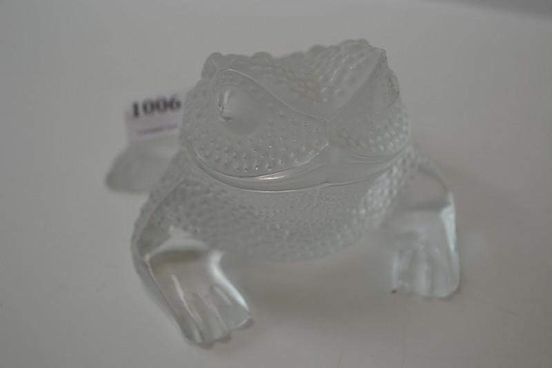 Appraisal: GREGOIRE TOAD LALIQUE PAPERWEIGHT