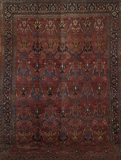 Appraisal: Fine Antique Persian Bidjar Carpet ' x '