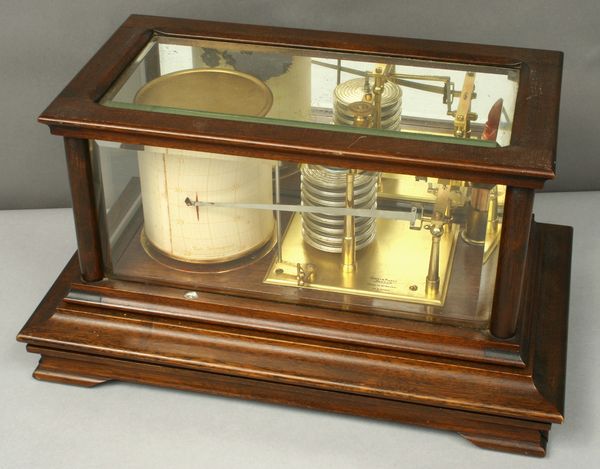 Appraisal: Cased barograph by Short and Mason London x Good condition