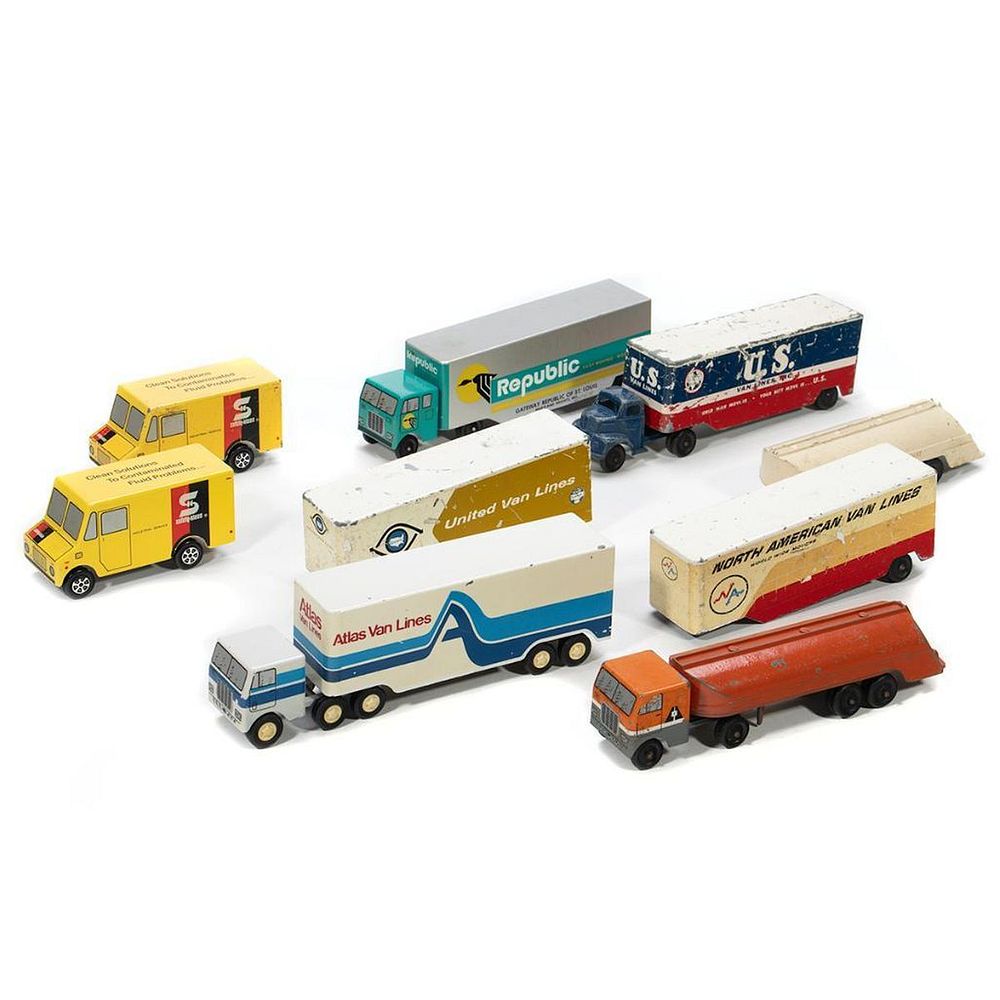 Appraisal: Ralstoy Mar Tar Slik Toy Die Cast Trucks Ralstoy Republic