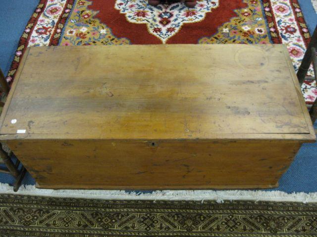 Appraisal: Cherry Blanket Chest dovetailed Deep x High x Wide