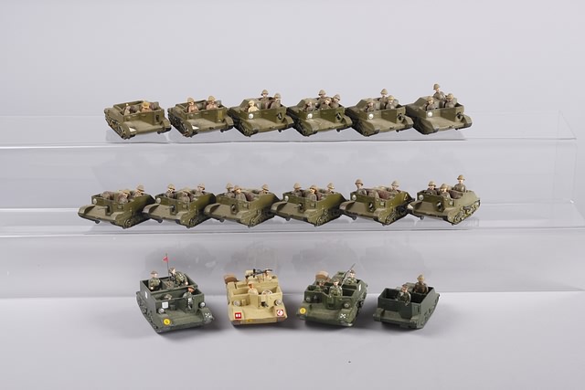 Appraisal: Lot of Bren gun carriers repainted Britains Lone Star and