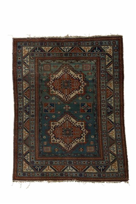 Appraisal: A Kazak style rug late th early th century the