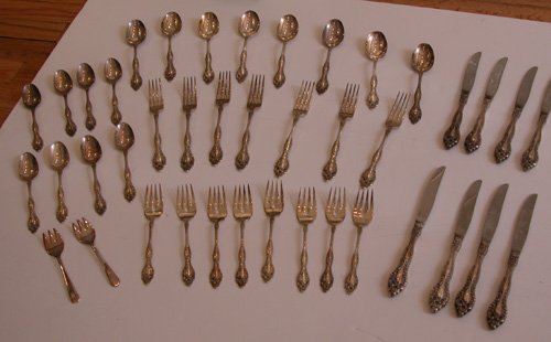 Appraisal: Artist Title Collection of Oneida Silverware including butter knives dinner