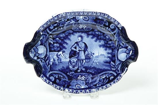 Appraisal: HISTORICAL BLUE STAFFORDSHIRE UNDERPLATE England nd quarter- th century Dark