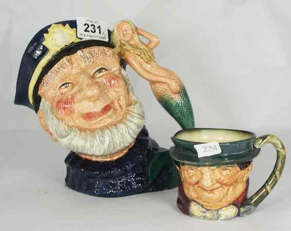 Appraisal: Royal Doulton large Character Jug Old Salt D and Small