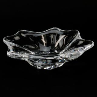 Appraisal: Baccarat Cadix Crystal Ashtray in Original Box Baccarat Cadix Crystal