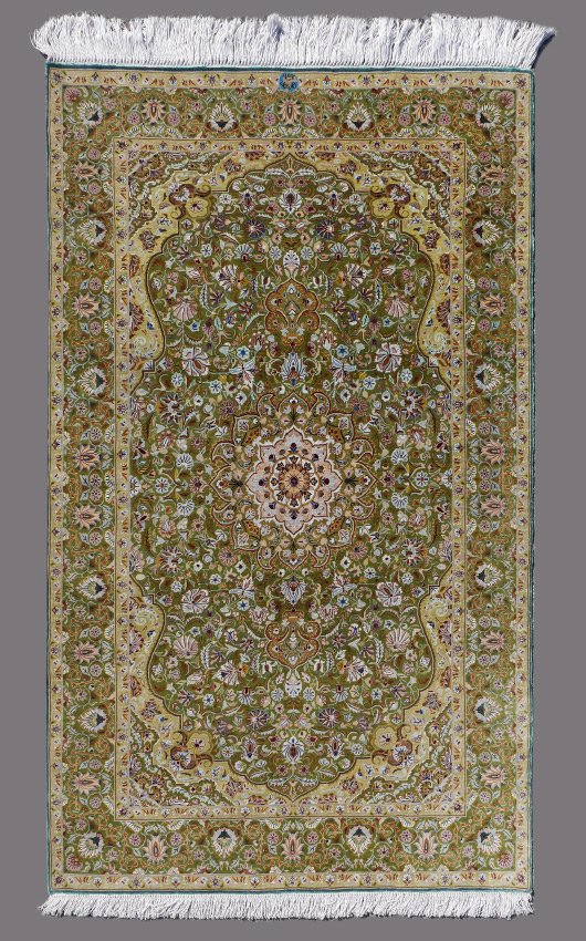 Appraisal: APPROX - YR OLD PERSIAN OR INDO-PERSIAN HAND KNOTTED WOOL