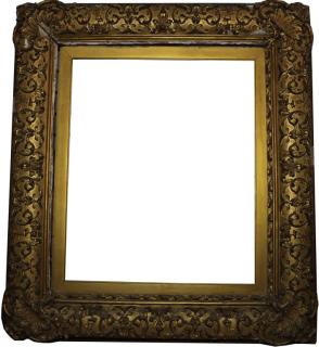 Appraisal: Antique Barbizon Style GIlt Carved Frame Antique Barbizon Style GIlt