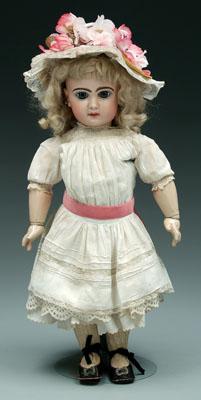 Appraisal: Jumeau bisque head doll jointed composition body fixed eyes closed