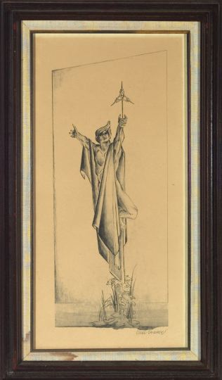 Appraisal: Carl E Cramer American New Orleans - Allegory of Fame