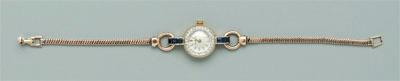 Appraisal: Lady s retro diamond wristwatch quot Cresarrow Swiss quot signed