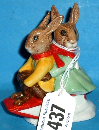 Appraisal: Royal Doulton Bunnykins Figure Sleight Ride DB Special Events Tour