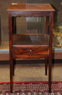 Appraisal: Georgian wash stand executed in mahogany having a shaped apron