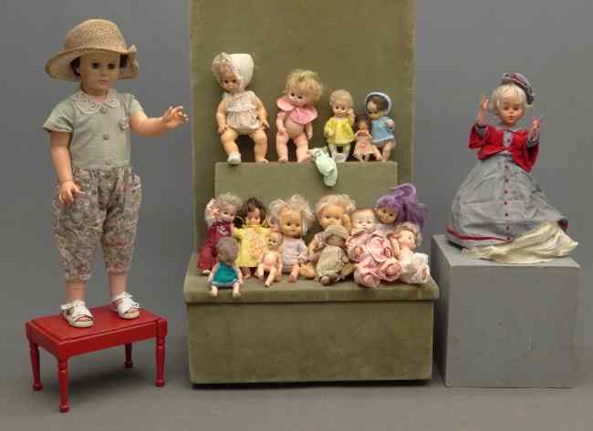 Appraisal: Collection misc vintage dolls