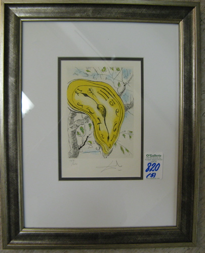 Appraisal: AFTER SALVADOR DALI five lithographs heightened with color Note that