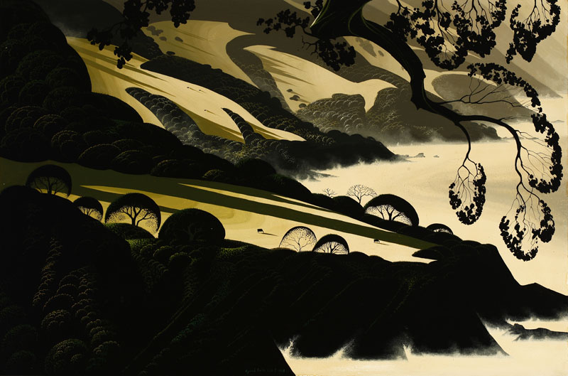 Appraisal: Eyvind Earle - Eyvind Earle - Los Angeles CA Gray