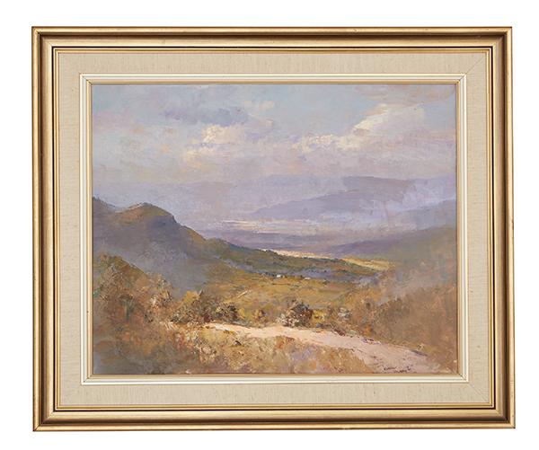 Appraisal: A WILLIAM RUBERY BENNETT - View of the Valley Oil