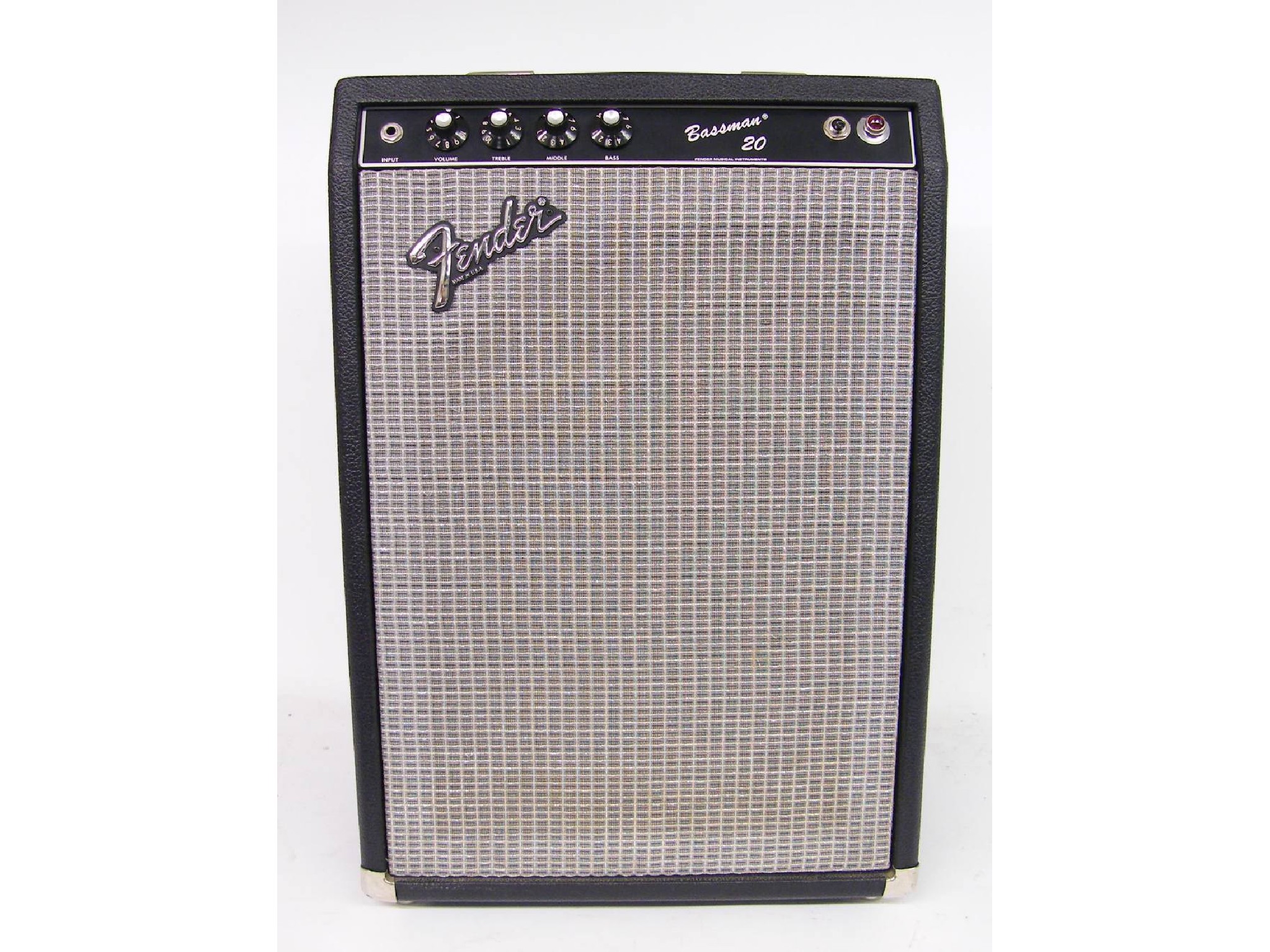 Appraisal: s Fender blackface Bassman guitar amplifier ser no F in