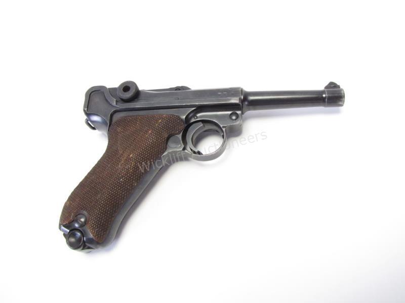 Appraisal: Mauser German Contract Luger Pistol-Blued round barrel Chambered in mm